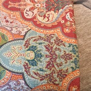 Bohemian Bedding Quilt Reversible Paisley Bedding Full Size Loved Final Sale